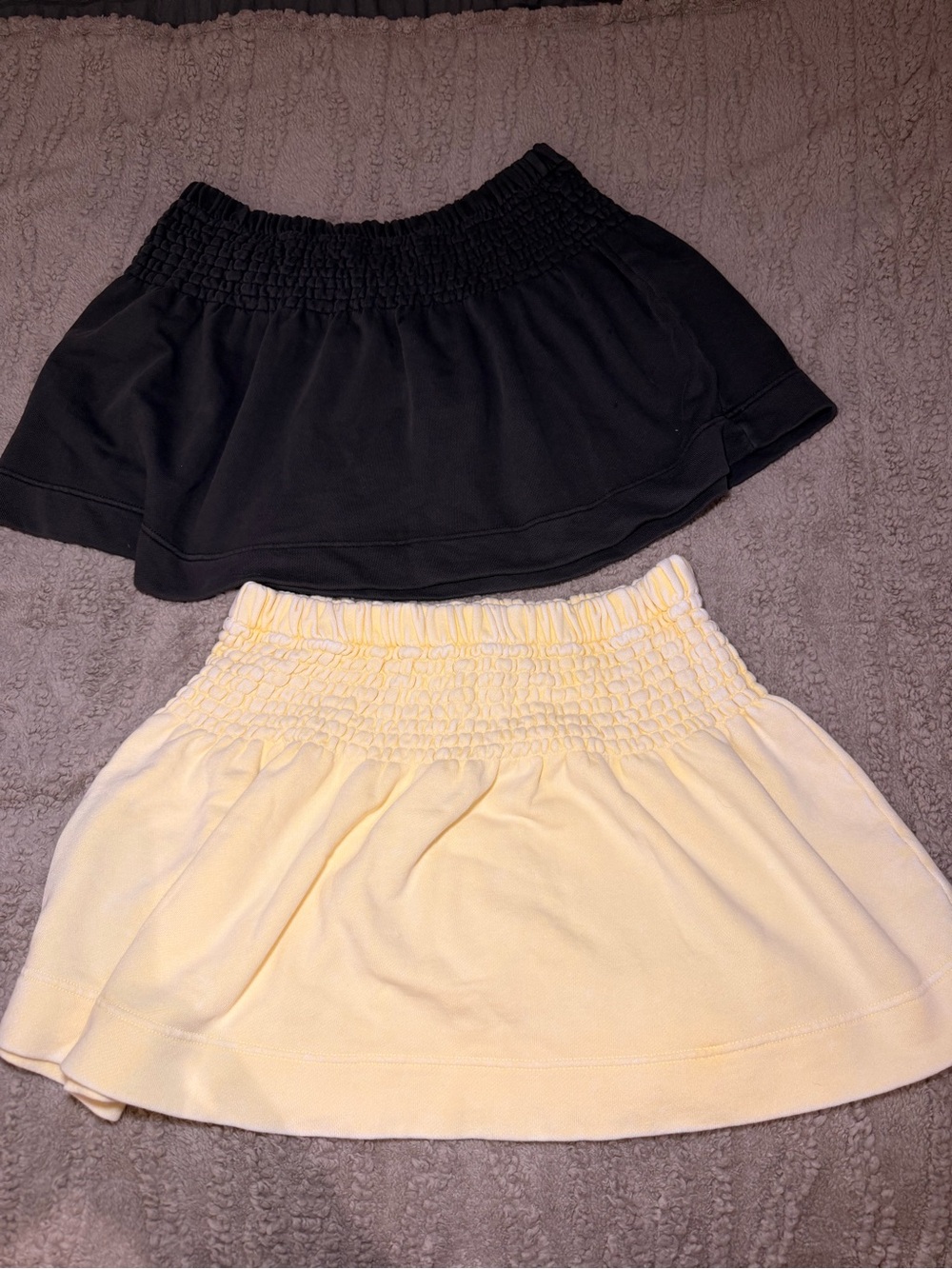 Aire Lot 2 Smocked Waist Women’s Skirt size: L